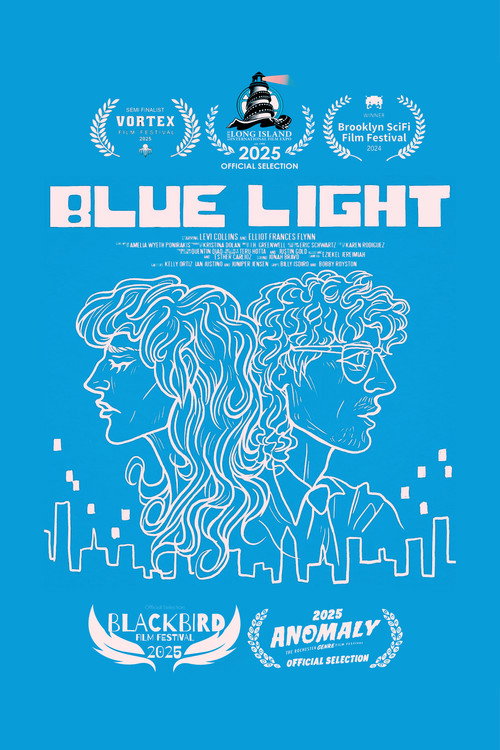 Movie poster for Blue Light (2024)