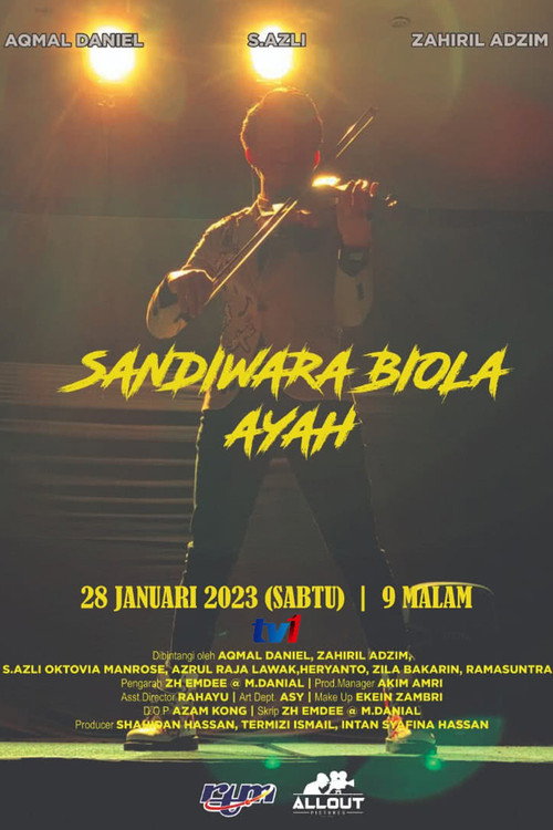 Movie poster for Sandiwara Biola Ayah (2023)