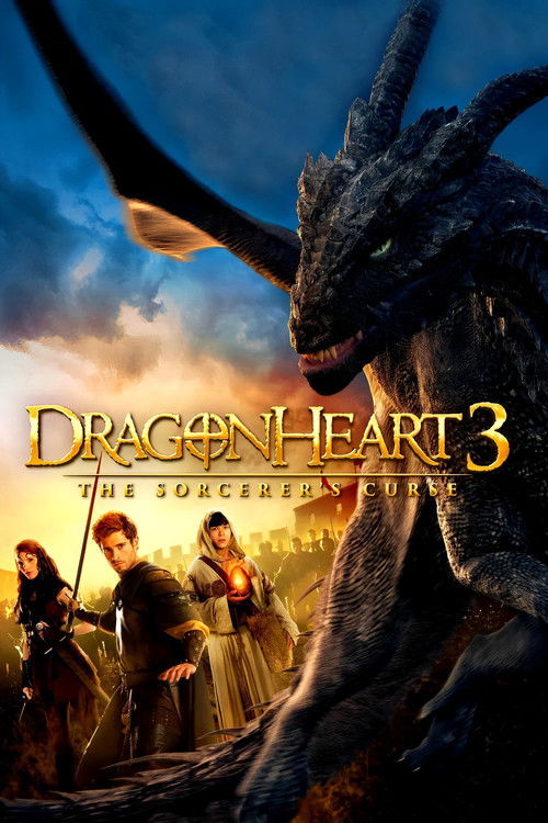 Movie poster for Dragonheart 3: The Sorcerer's Curse (2015)