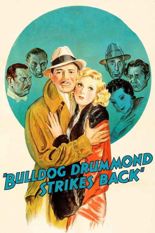 Movie poster for Bulldog Drummond Strikes Back (1934)
