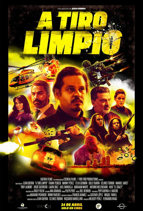 Movie poster for A tiro limpio (2025)