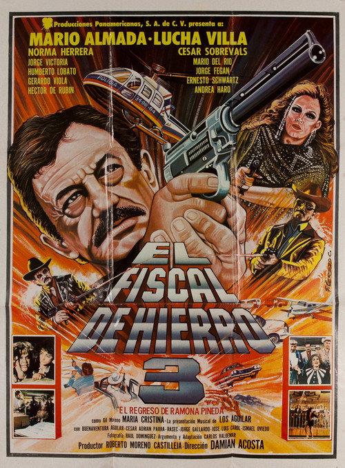 Movie poster for El Fiscal De Hierro 3 (1992)