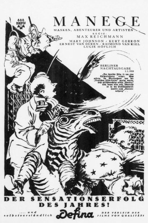 Movie poster for Manege (1928)