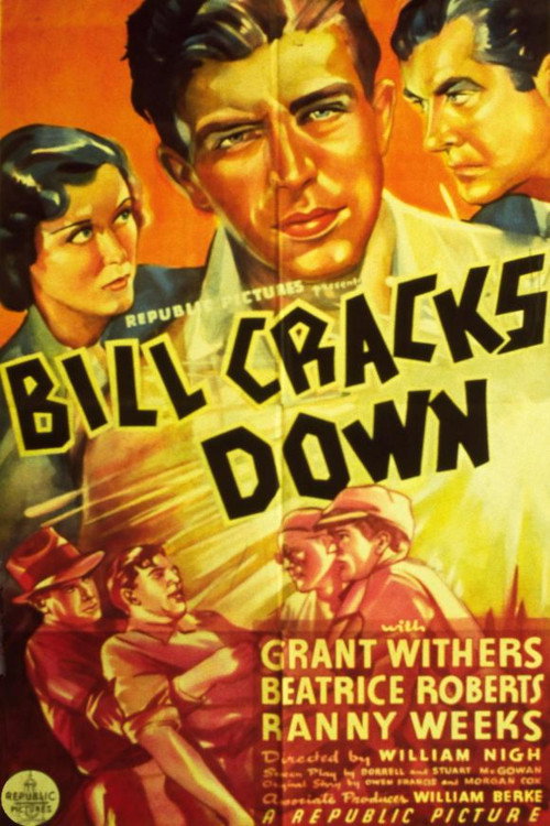 Movie poster for Bill Cracks Down (1937)