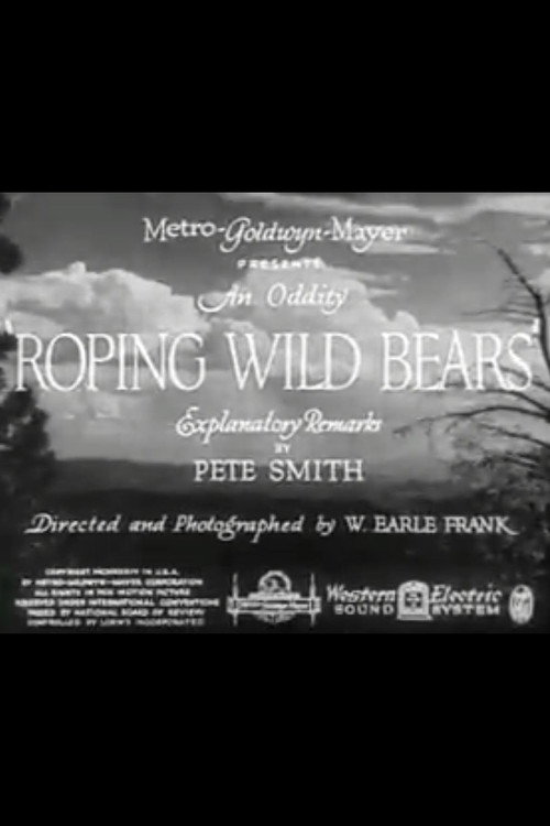 Movie poster for Roping Wild Bears (1934)