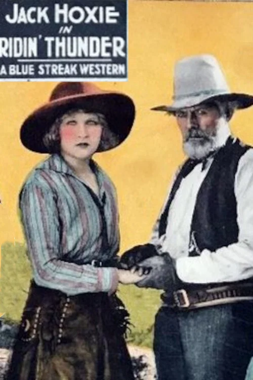 Movie poster for Ridin' Thunder (1925)