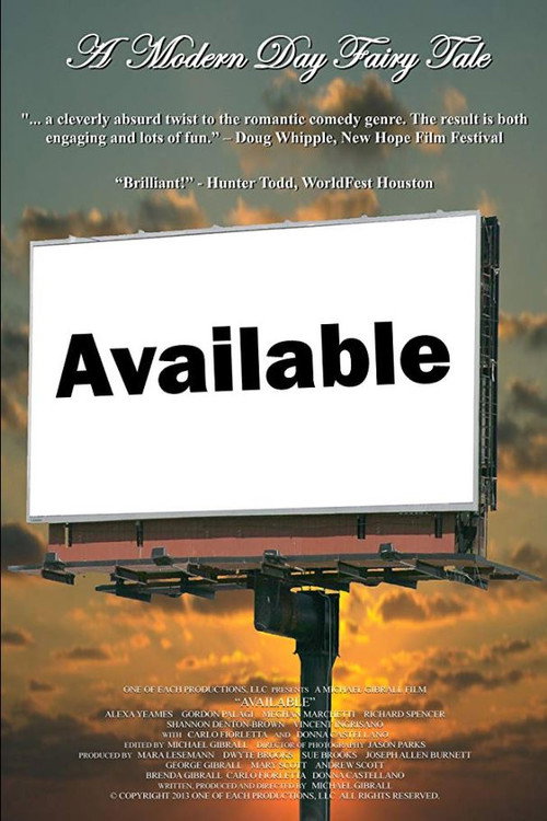 Movie poster for Available: A Modern Day Fairy Tale (2013)