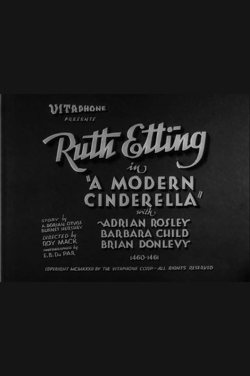 Movie poster for A Modern Cinderella (1932)