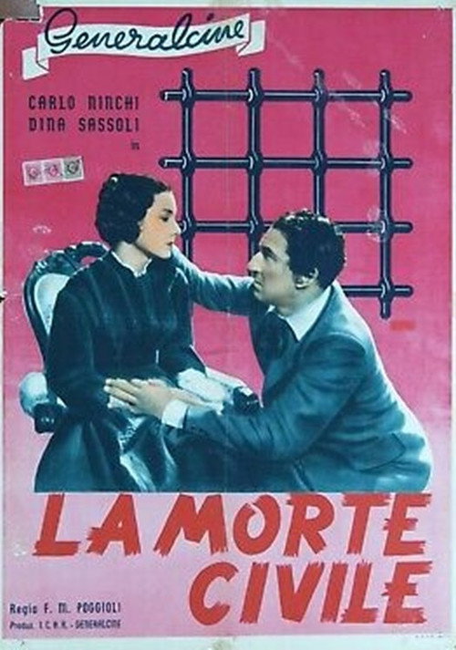 Movie poster for La morte civile (1942)