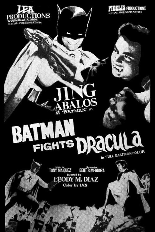 Movie poster for Batman Fights Dracula (1967)