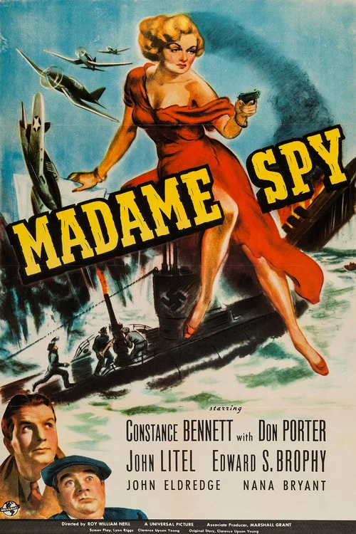 Movie poster for Madame Spy (1942)