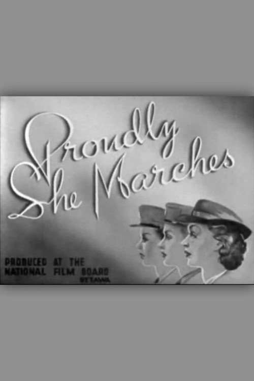 Movie poster for Proudly She Marches (1943)