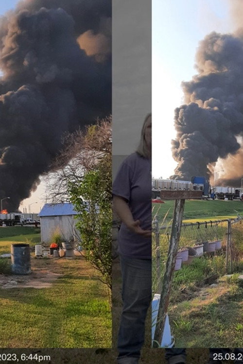 Movie poster for Chemical Fire At Marathon Refinery (2024)