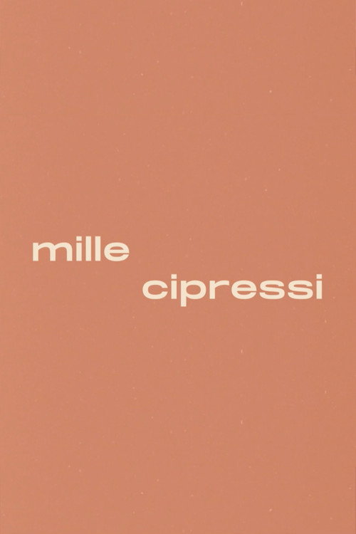 Movie poster for A Thousand Cypresses (2021)