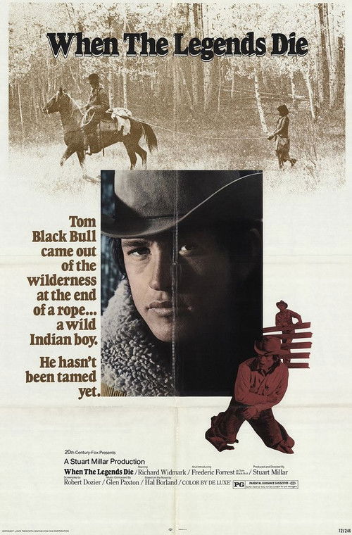 Movie poster for When the Legends Die (1972)