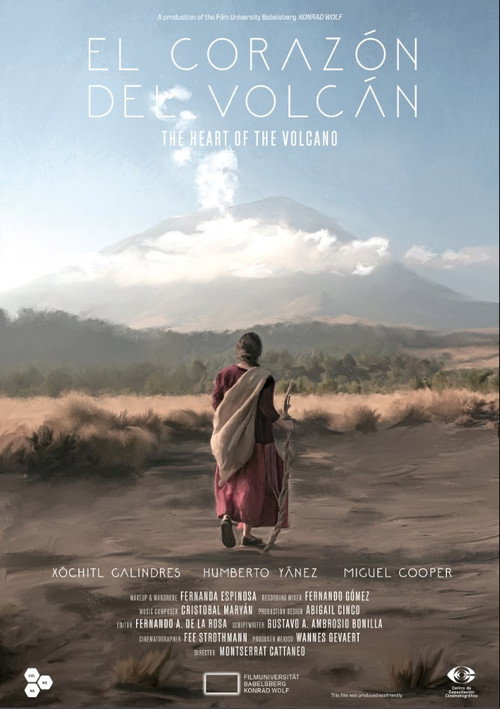 Movie poster for El corazón del volcán (2020)