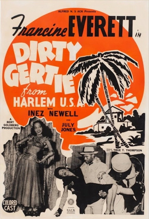 Movie poster for Dirty Gertie from Harlem U.S.A. (1947)