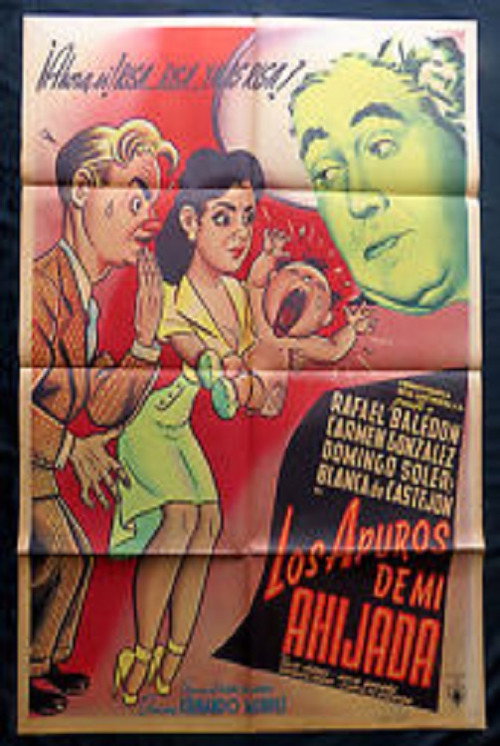 Movie poster for Los apuros de mi ahijada (1951)