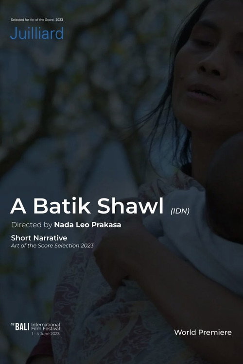 Movie poster for A Batik Shawl (2023)