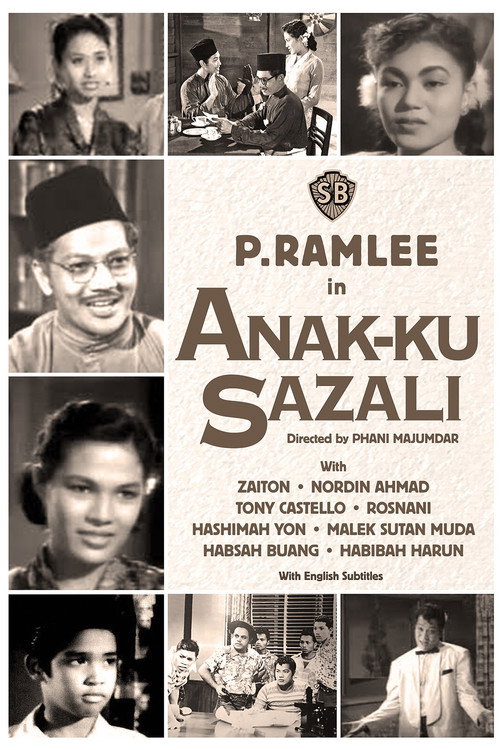 Movie poster for Anak-Ku Sazali (1956)