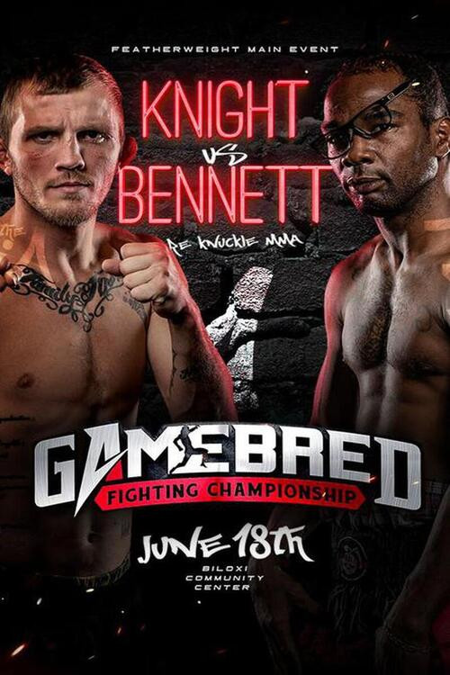 Movie poster for Gamebred Fighting Championship 1: Knight vs. Bennett (2021)