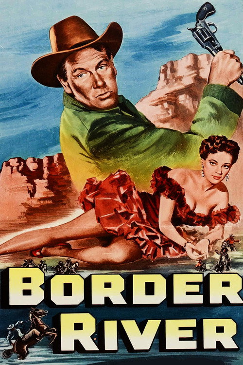 Movie poster for Border River (1954)