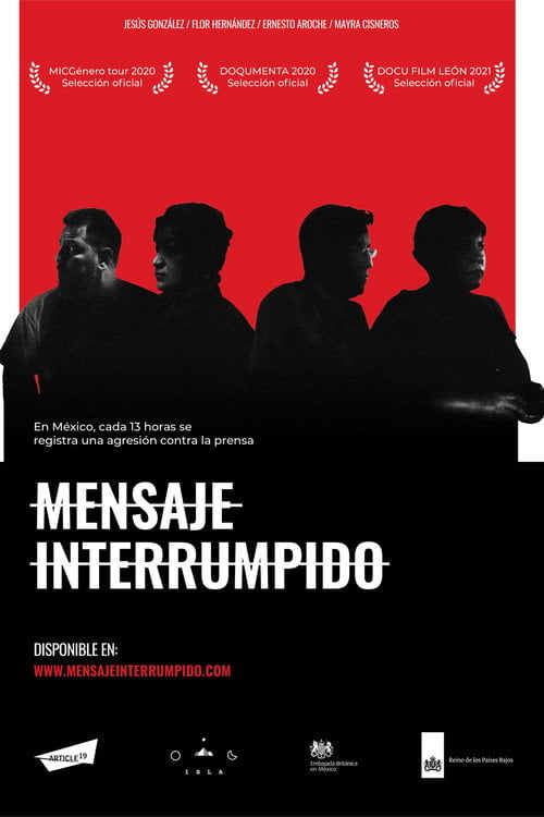 Movie poster for Mensaje interrumpido (2020)