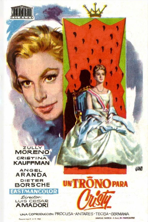 Movie poster for Un trono para Cristy (1960)