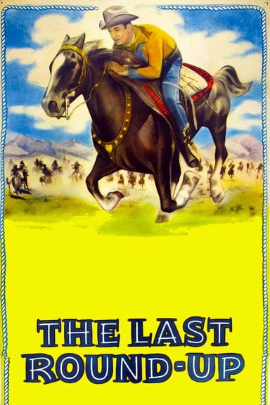 Movie poster for The Last Round-up (1947)