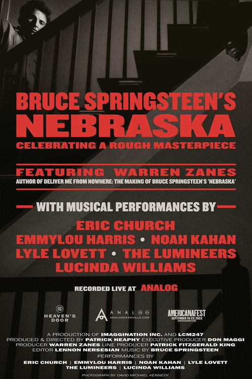 Movie poster for Bruce Springsteen's Nebraska: A Celebration In Words and Music (2024)