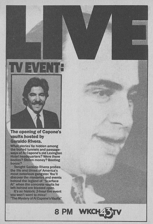Movie poster for The Mystery of Al Capone's Vaults (1986)