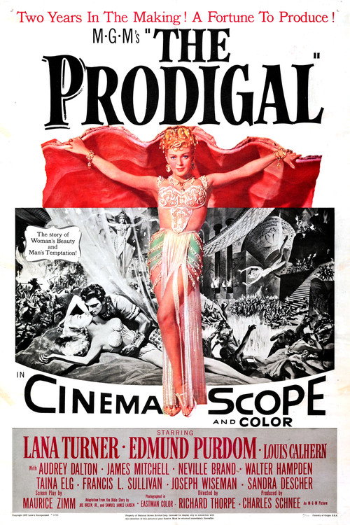 Movie poster for The Prodigal (1955)