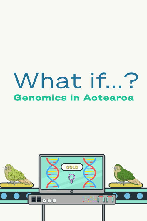 Series poster for What if...? Genomics in Aotearoa (2024)