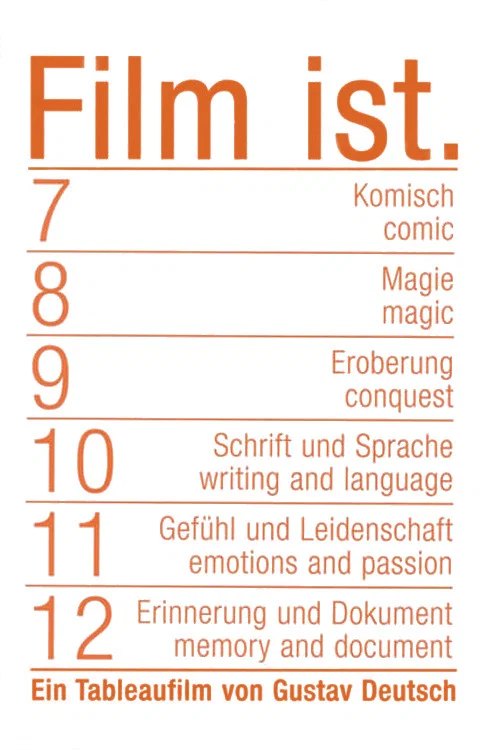Movie poster for Film Is. 7-12 (2002)