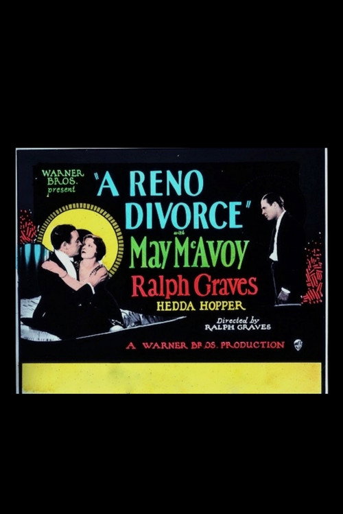 Movie poster for A Reno Divorce (1927)