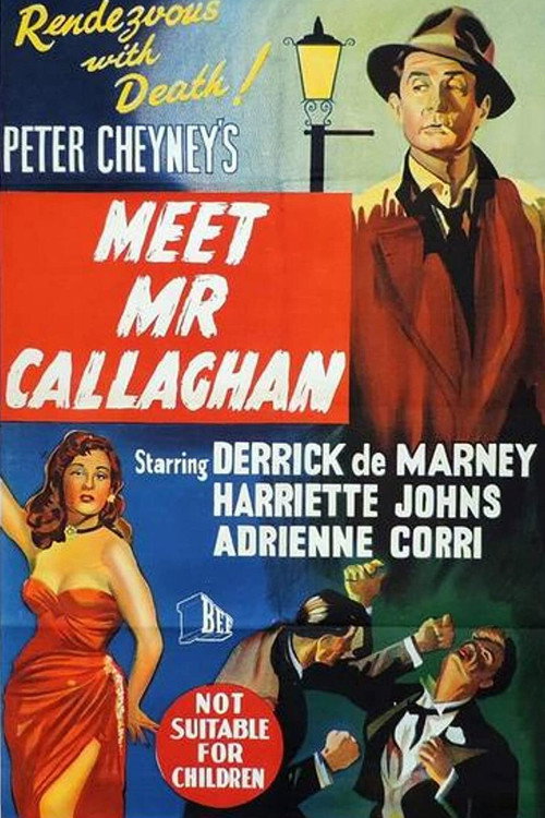 Movie poster for Meet Mr. Callaghan (1954)