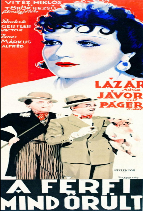 Movie poster for A férfi mind őrült (1937)
