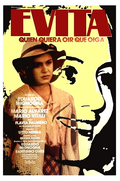 Movie poster for Evita, quien quiera oír que oiga (1984)
