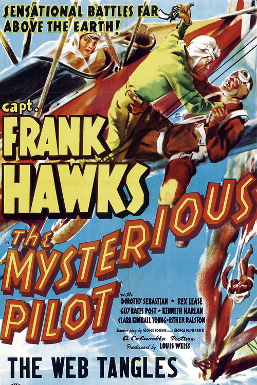 Movie poster for The Mysterious Pilot (1937)