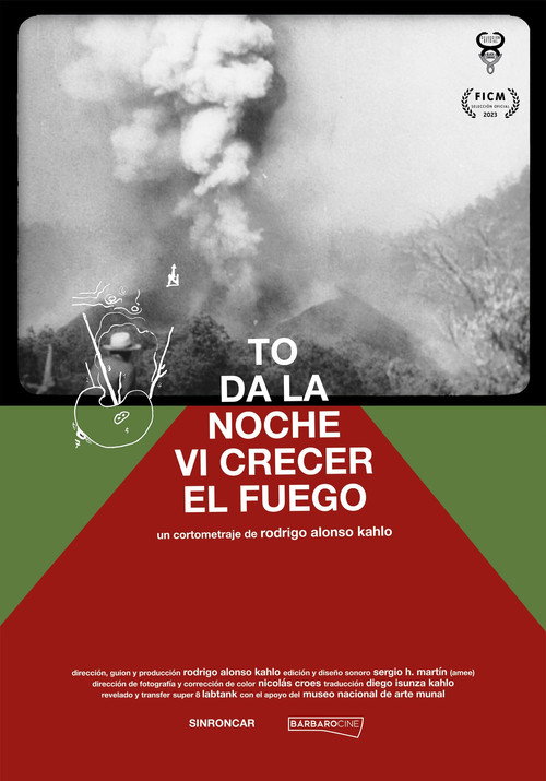 Movie poster for All Night Long I Watched The Fire Grow (2023)