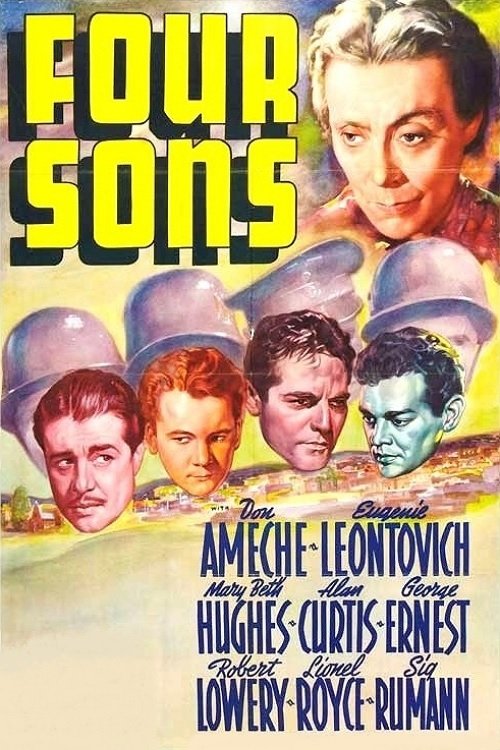 Movie poster for Four Sons (1940)