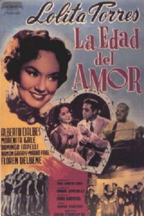 Movie poster for La edad del amor (1954)