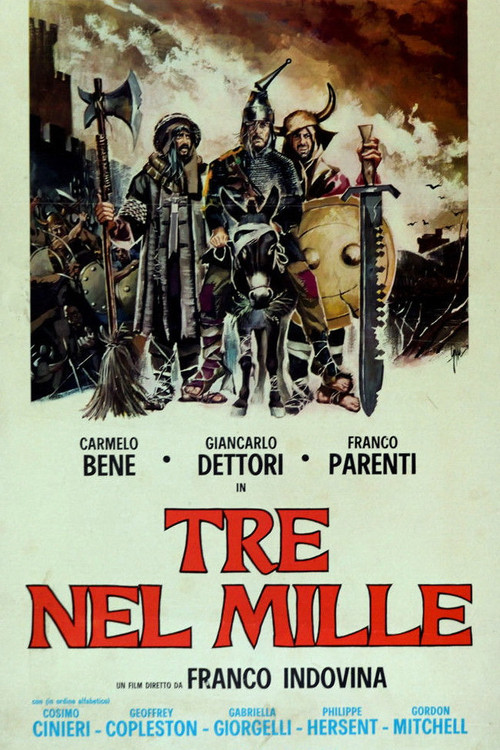 Movie poster for Tre nel mille (1971)
