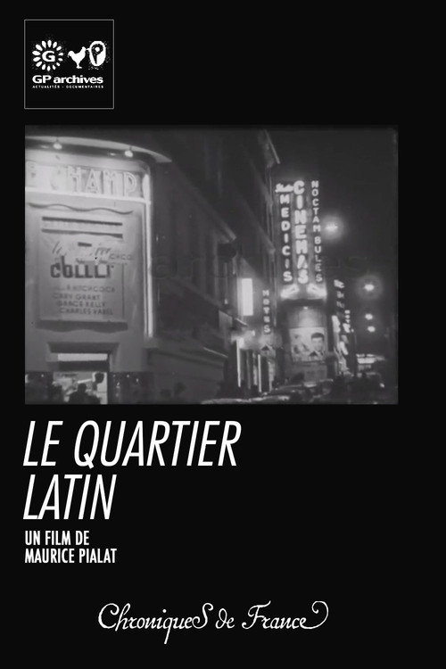 Movie poster for Le Quartier Latin (1966)