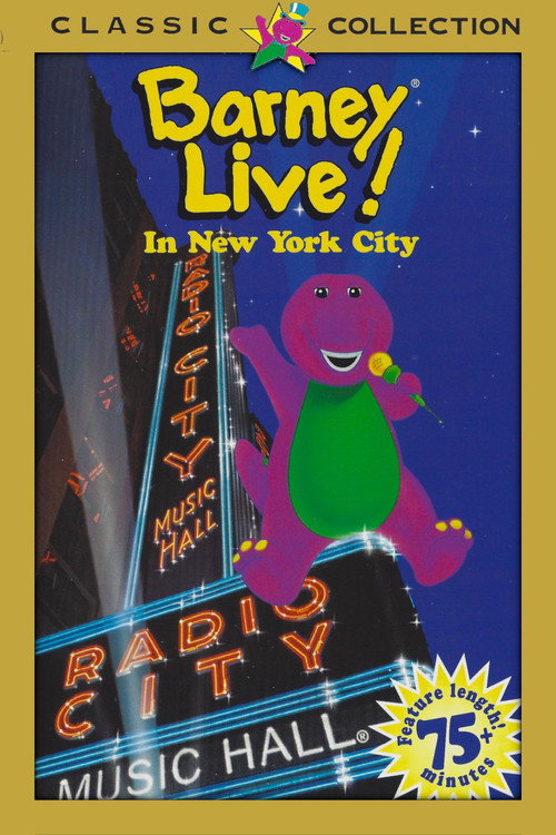 Movie poster for Barney Live! In New York City (1994)
