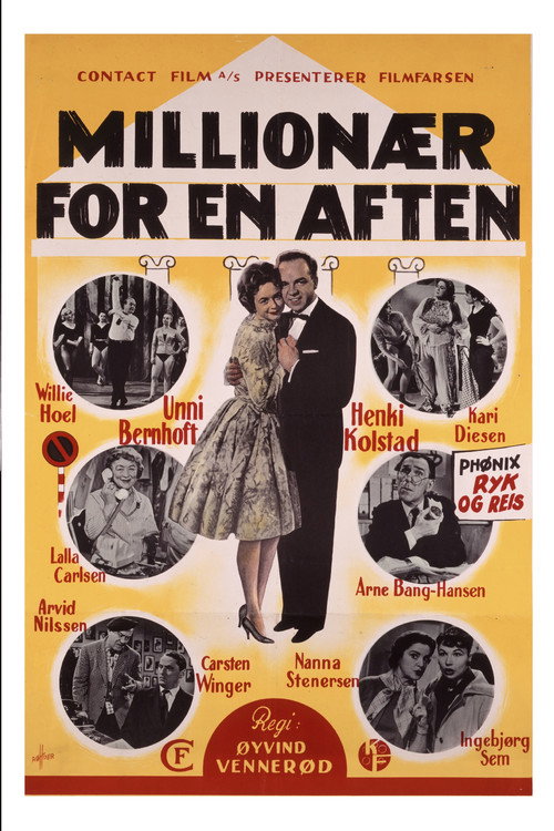 Movie poster for Millionær for en aften (1960)