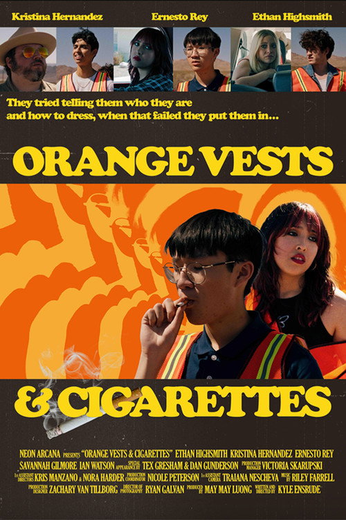 Movie poster for Orange Vests and Cigarettes (2024)