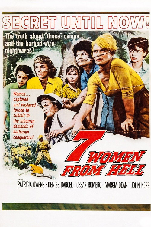 Movie poster for Seven Women from Hell (1961)