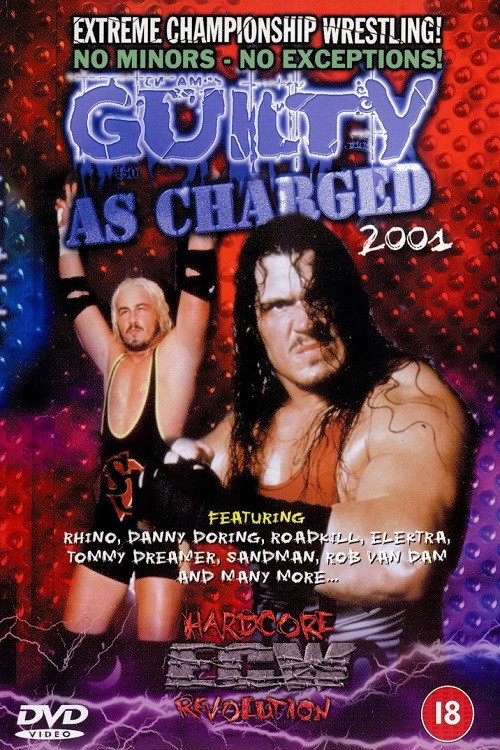 Movie poster for ECW Guilty as Charged 2001 (2001)