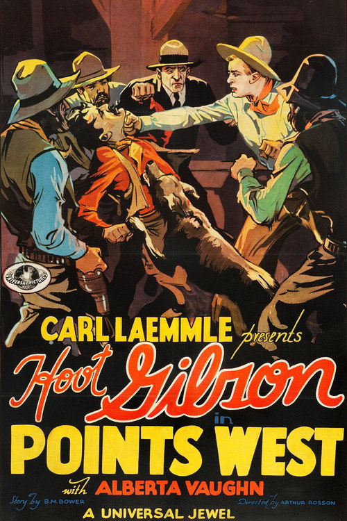 Movie poster for Points West (1929)